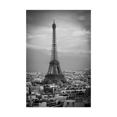 Trademark Fine Art Chris Bliss 'Eiffel Tower 5' Canvas Art, 12x19 ALI20595-C1219GG